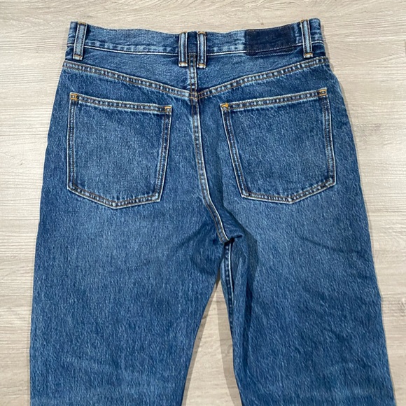 Madewell Alexa Chung High Rise Straight Classic Blue Women's Jeans - Picture 7 of 7